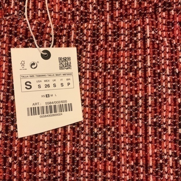 ZARA Texture High Waist Pants  5584/002 - Picture 9 of 9